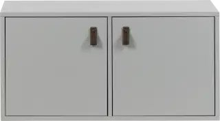 Vtwonen Lower case modulová skrinka - Sivá, Jednoradová s dvierkami